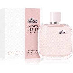 "Lacoste L12.12 Eau Fraîche Elle: A fresh, aquatic, fruity."