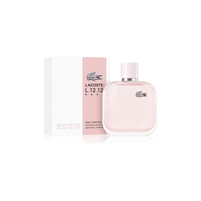 "Lacoste L12.12 Eau Fraîche Elle: A fresh, aquatic, fruity." "Lacoste L12.12 Eau Fraîche Elle: A fresh, aquatic, fruity."