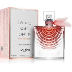 "Lancôme La Vie est Belle Iris Absolu: Rich, intense, floral iris."