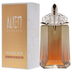 "Mugler Alien Goddess Intense: A warm, vanilla, jasmine, solar."