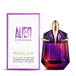 "Mugler Alien Hypersense: A vibrant, woody, solar jasmine."