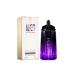 "Mugler Alien Extraintense: A powerful, woody, jasmine, amber."