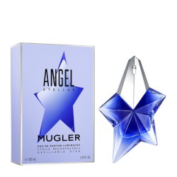 "Mugler Angel Stellar: A cosmic, gourmand, patchouli, vanilla."