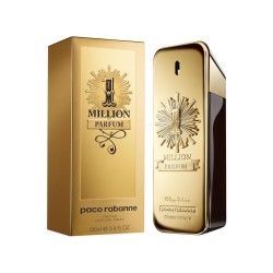 "Paco Rabanne 1 Million Parfum: A salty, leather, solar, amber."