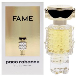"Paco Rabanne Fame Parfum: An intense, creamy, woody, mango."