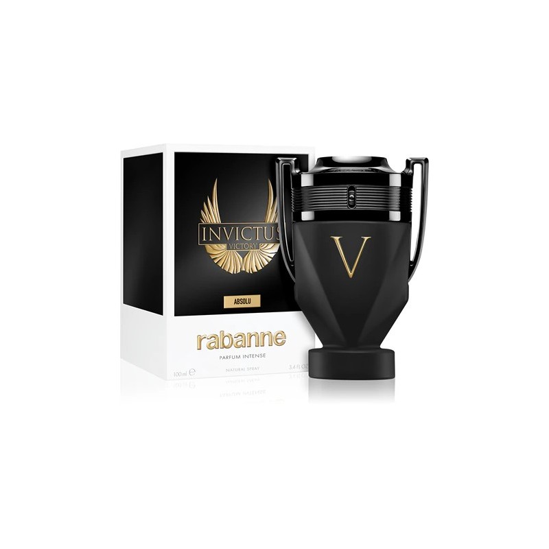 "Paco Rabanne Invictus Victory Absolu: A powerful, woody, spicy."