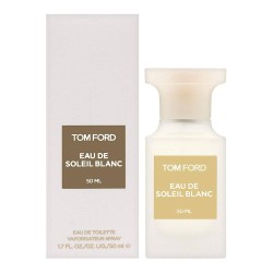 "Tom Ford Eau de Soleil Blanc: A crisp, citrus, floral, coco."