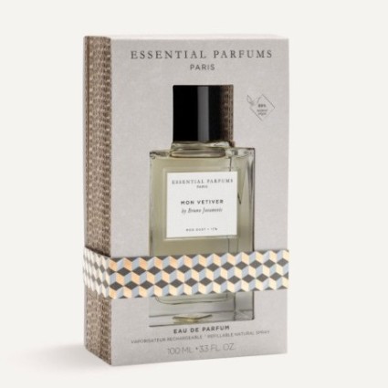 "Essential Parfums Mon Vetiver: An earthy, woody, fresh vetiver."