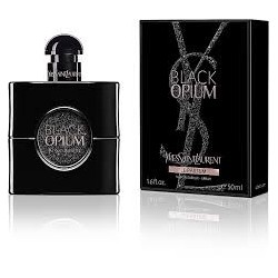 "YSL Black Opium Le Parfum: An ultra-dark, vanilla, coffee, intense."