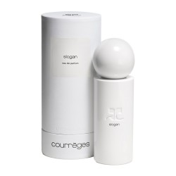 "Courreges Slogan: A fresh, musky, citrus, clean, optimistic."