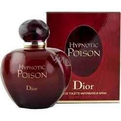 "Dior Hypnotic Poison EDT: A mysterious, sweet, vanilla almond."