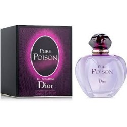 "Dior Pure Poison: A radiant, white floral, gardenia, jasmine."