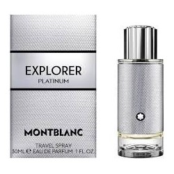 "Embark on an exhilarating journey to new heights with Montblanc Explorer Platinum Eau de Parfum, a captivating and intensely ma