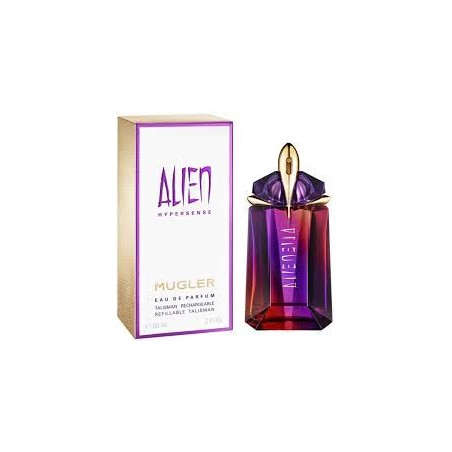 "Mugler Alien Hypersense: A vibrant, woody, solar jasmine."