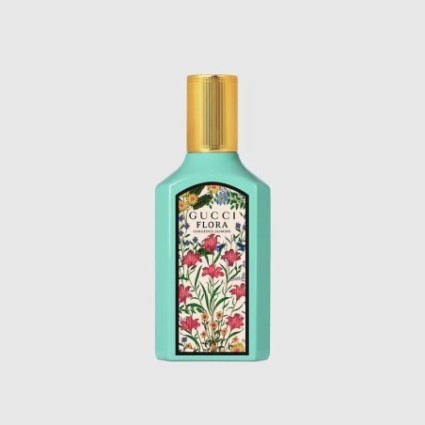 "Gucci Flora Gorgeous Jasmine: A radiant, intense, floral jasmine."