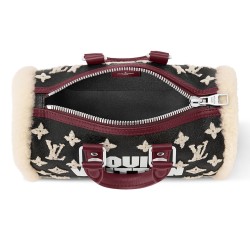 Louis Vuitton Shearling Keepall 25 shop Limited Edition LV Bag