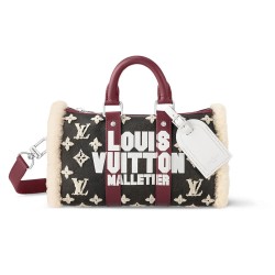 Louis Vuitton Shearling Keepall 25 shop Limited Edition LV Bag
