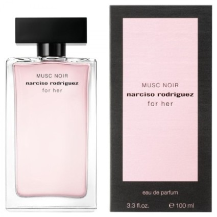 "Narciso Rodriguez For Her Musc Noir: A dark, musky, plum, suede."