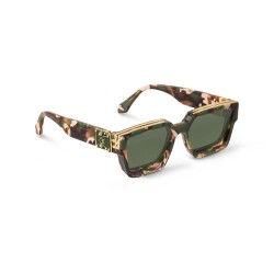 "Command attention with Louis Vuitton 1.1 Millionaires Camouflage Sunglasses. An iconic design meets a bold new print for a trul