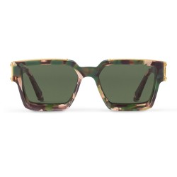 "Command attention with Louis Vuitton 1.1 Millionaires Camouflage Sunglasses. An iconic design meets a bold new print for a trul