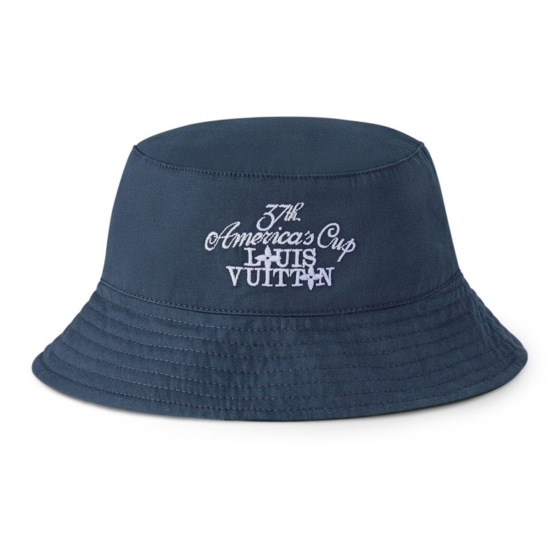 "Louis Vuitton Damier Flags Reversible Bucket Hat | LV Hat"