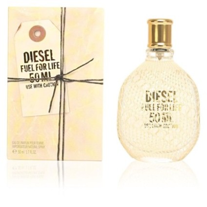 "Diesel Fuel For Life EDP: A strong, sensual, and energetic fougère."