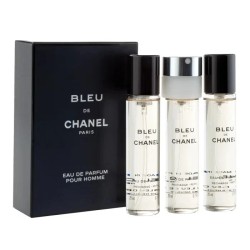 "CHANEL, Bleu de Chanel, fragrance refill, men's fragrance, eau de parfum, woody fragrance, sustainable luxury, men's cologne, t