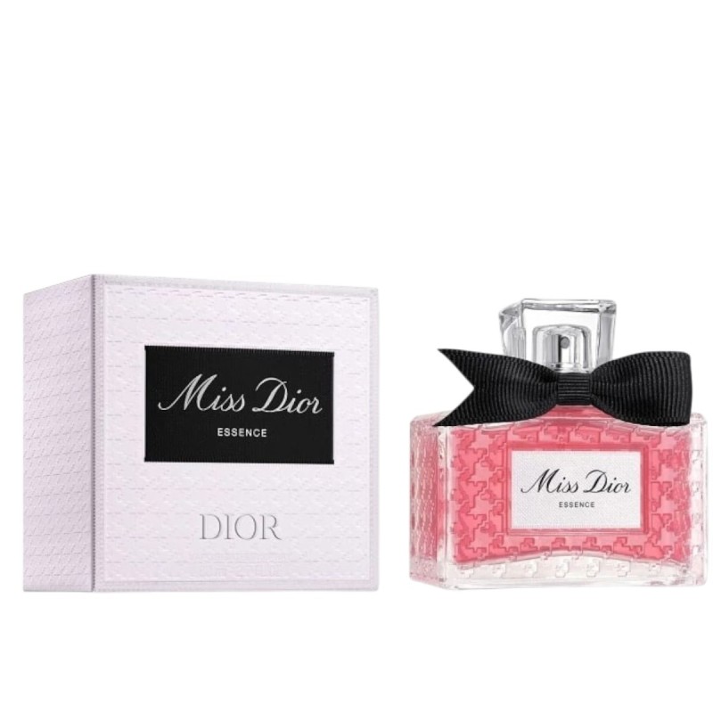 Unveil your liberated femininity with Miss Dior Essence de Parfum. A rich floral and woody trail blends gourmand notes with dens Unveil your liberated femininity with Miss Dior Essence de Parfum. A rich floral and woody trail blends gourmand notes with dens