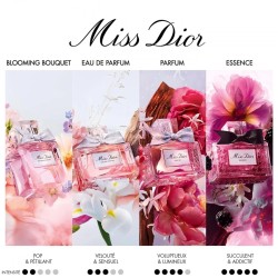 Unveil your liberated femininity with Miss Dior Essence de Parfum. A rich floral and woody trail blends gourmand notes with dens
