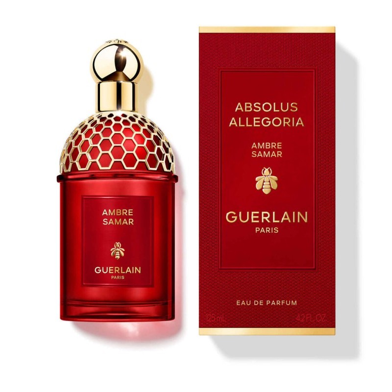"Guerlain, Absolus Allegoria, Ambre Samar, Guerlain perfume, luxury fragrance, amber scent, women's perfume, unisex fragrance"