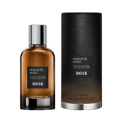 "Hugo Boss The Collection Magnetic Musk envelops you in sensual elegance — a fragrance crafted for those who seek timeless sophi