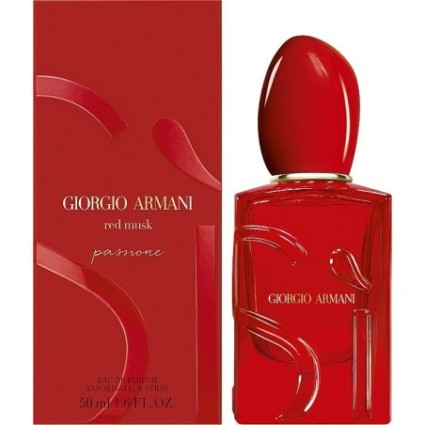 "Discover Armani Sì Passione Red Musk Eau de Parfum, a vibrant new floral-fruity musk fragrance for women. Experience alluring n