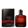 "Armani Stronger With You Parfum: An intense, warm, and addictive amber fougère."