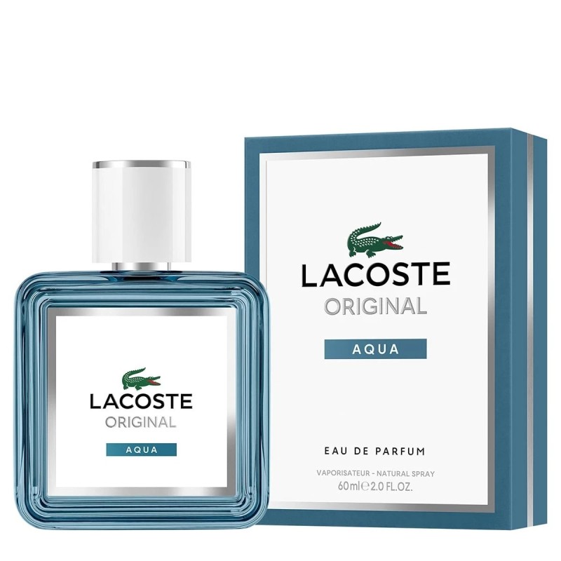 "Lacoste Original Aqua Eau de Parfum for Men | Fresh Aquatic Fragrance"