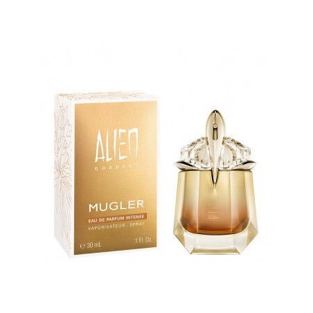 "Mugler Alien Goddess Intense: A warm, vanilla, jasmine, solar."