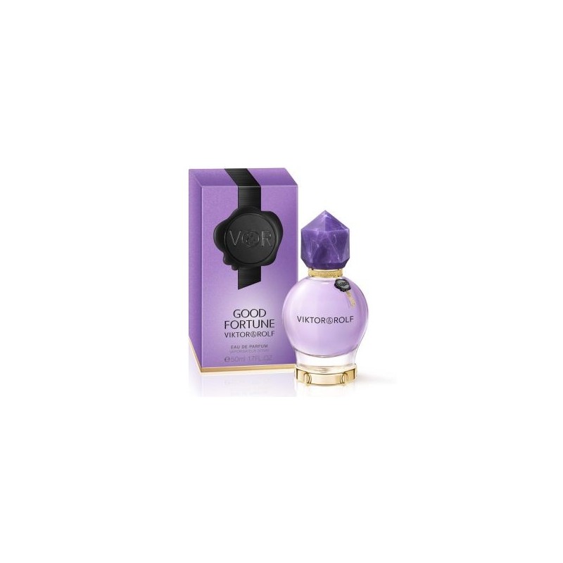 "Viktor & Rolf Good Fortune: A mystical, captivating white floral." "Viktor & Rolf Good Fortune: A mystical, captivating white floral."