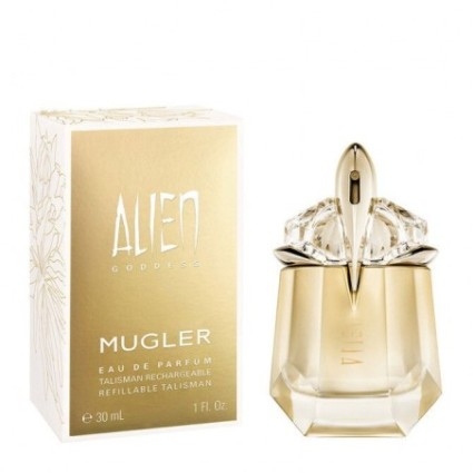 "Mugler Alien Goddess: A sunny, vanilla, bergamot, floral."