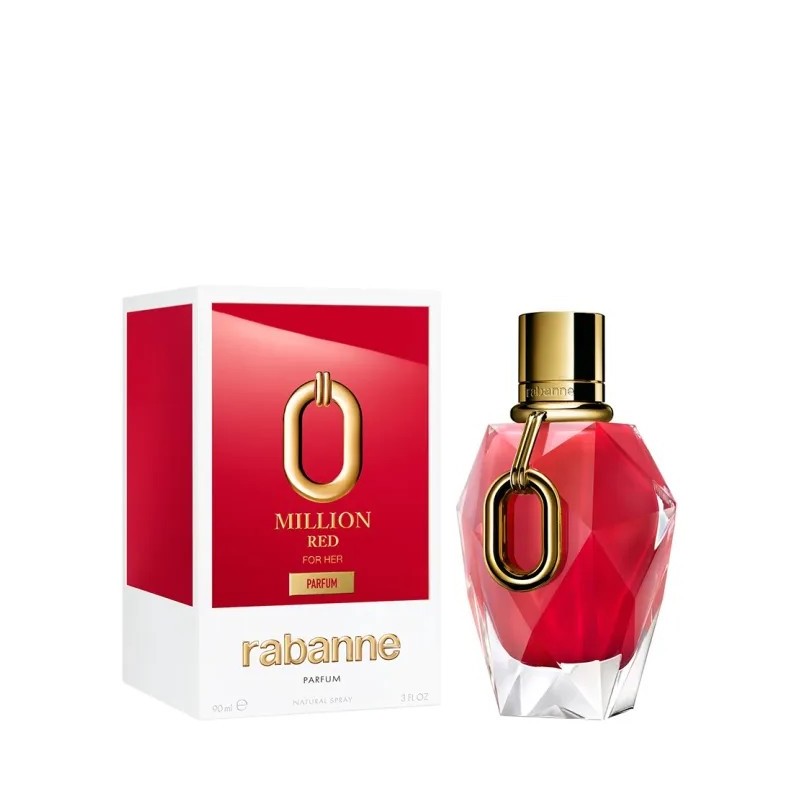 "Paco Rabanne Million Red For Her by Rabanne - Sensual & Gourmand Fragrance"