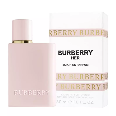 "Burberry Her Elixir: A rich, creamy, fruity gourmand."