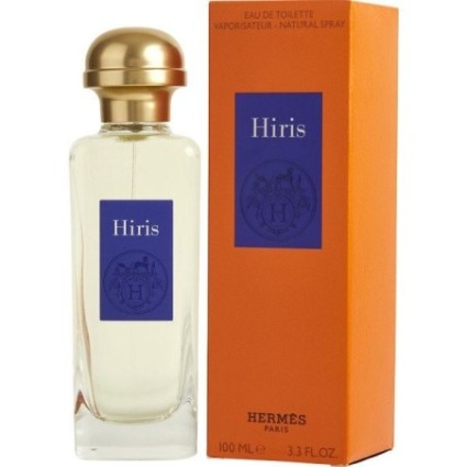 "Hermès Hiris: A delicate, sophisticated, rooty iris floral."