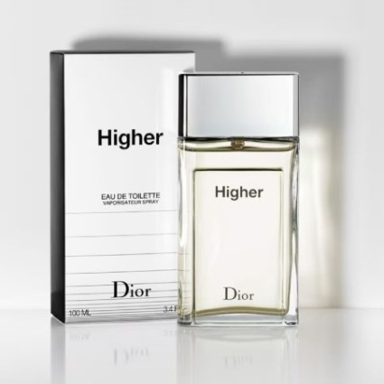 "Dior Higher: A fresh, vibrant, aromatic woody for men."