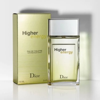 "Dior Higher Energy: A fresh, energetic, spicy woody for men."