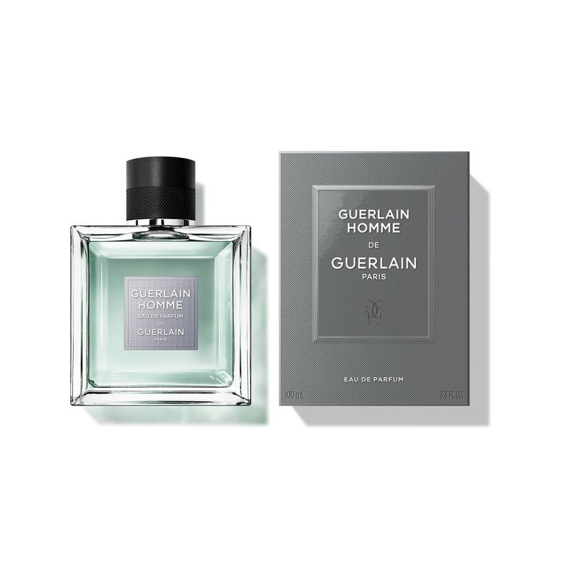 "Guerlain Homme: A fresh, vibrant, woody aromatic for men." "Guerlain Homme: A fresh, vibrant, woody aromatic for men."
