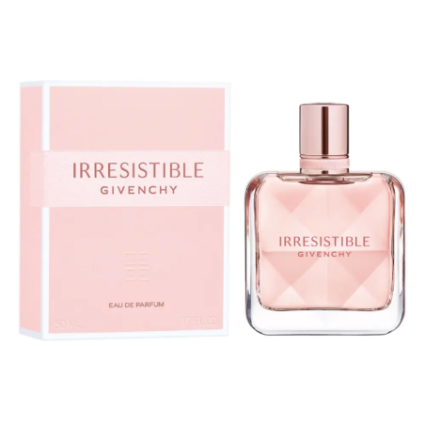 "Givenchy Irresistible: A vibrant, rosy, musky floral."