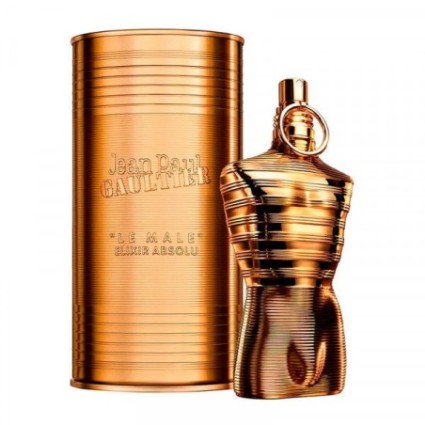 "JPG Le Male Elixir: A powerful, ambery, woody, aromatic elixir."