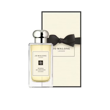 "Jo Malone Mimosa & Cardamom: Warm, golden, powdery floral."