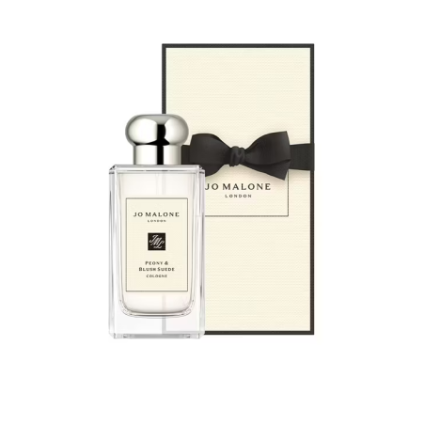 "Jo Malone Peony & Blush Suede: Flirty, fruity, floral, soft."