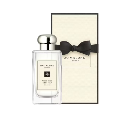 "Jo Malone Wood Sage & Sea Salt: Fresh, earthy, mineral, airy."