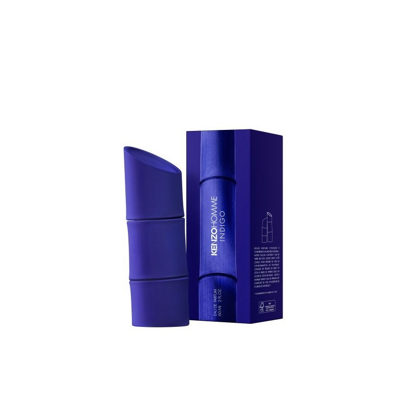 "Kenzo Homme Indigo: A fresh, spicy, marine, woody aromatic." "Kenzo Homme Indigo: A fresh, spicy, marine, woody aromatic."