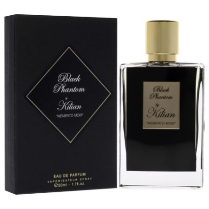 "Kilian Black Phantom: A dark, gourmand, rum, coffee, woody."